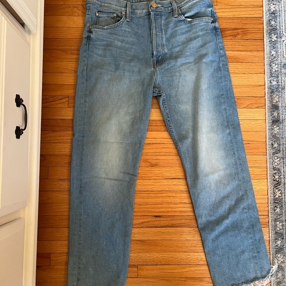 MOTHER Jeans size 33 Tomcat Ankle Fray - Picture 3 of 5